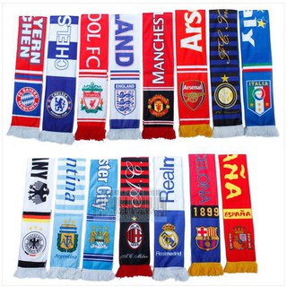(CLEARANCE) Soccer Scarf Clubs and Country Scarf World Cup