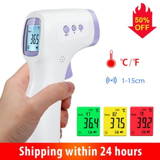 【Available】Non-contact infrared forehead thermometer Temperature with LCD backlight