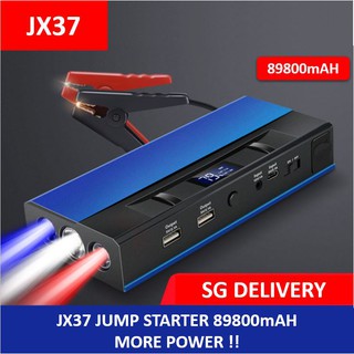 ★SG Warranty★12V 28000mAH 600A 4 USB High Capacity Car Jump Starter Portable Car Battery Booster Charger Power Bank