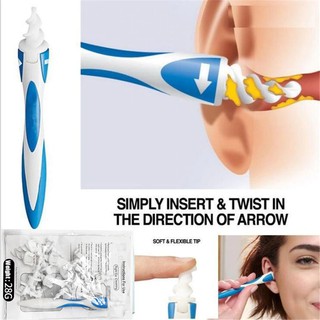 Ear Sheath Intelligent Soft Spiral Cleaning Ear Plugs Easy To Remove Ear Wax