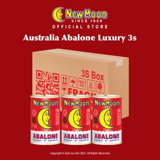New Moon Luxury Australia Abalone 3 cans x 425g [Wild Caught]