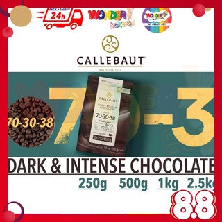 [Shop Malaysia] {SHIP IN 24 HOURS+FREE ICBOX/ICEPACK} HALAL Callebaut 70-30-38 Dark Couverture Dark Callets 250G | 500G | 1KG | 2.5KG