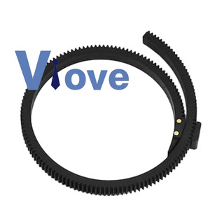 FOTGA Follow Focus Gear Driven Ring Belt DSLR Lenses for 15mm Rod