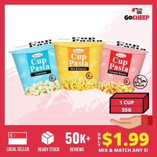 (1Cupx55g) Tasty.ly Instant Noodles Macaroni Cup Pasta Noodles Maggie Snacks Food Soup Kitchen RedTag