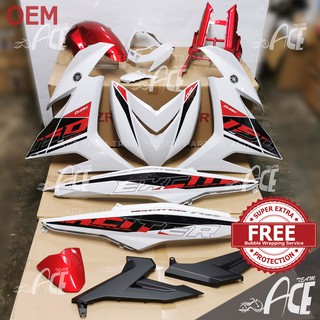 [Shop Malaysia] Coverset Y15ZR V2 New Exciter RC 2020 White Red Black Orange/ Yamaha Y15V2 Ysuku Body Cover Set Exciter RC Edition