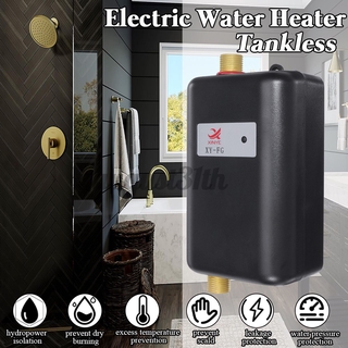 NEW Mini water heater Electric Tankless Hot Water Heater Instant Heating For Bathroom Kitchen Washing