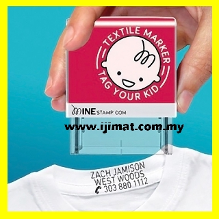 [Shop Malaysia] COLOP Mine Stamp Waterproof Textile Permanent DIY/ Fabric Name Clothing Marker