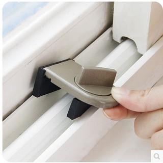 Sliding Sash Stopper Lock Anti-theft Window Sliding Door Baby Kids Child Safety Doors Lock