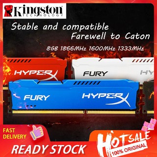 In Stock Kingston HyperX FURY 4GB 8GB DDR3 1600Mhz 1866Mhz 240Pin DIMM RAM Desktop Memory