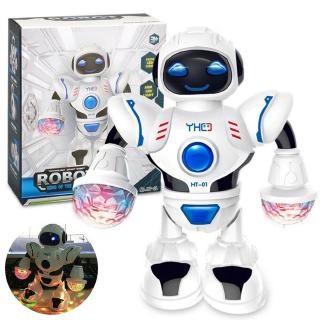 Electronic Walking Dancing Smart Robot Music Light Toys Kids Gift Playing Fun