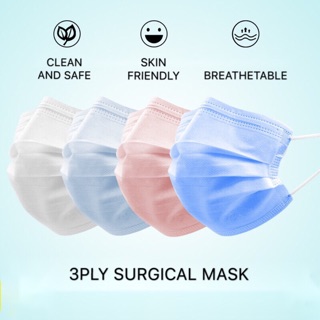 Colourful 3PLY SURGICAL DISPOSAL FACE MASK! READY STOCK IN SG!