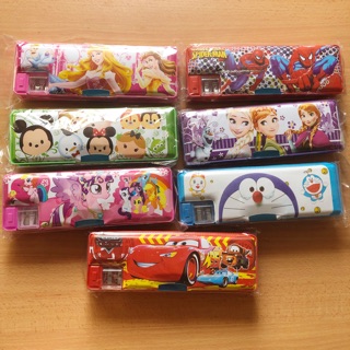 CHILDREN DAY GIFT / MAGNETIC PENCIL BOX / DUAL SIDE WITH SHARPENER