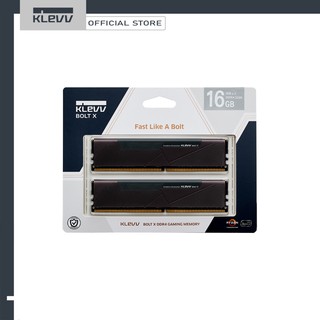 KLEVV BOLT X Memory: 2 X 8GB DDR4 3200 CL16 OC XMP UDIMM (Desktop)