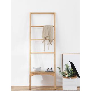5-Shelf Ladder Clothes with Solid Firm Frame, 5-Tier