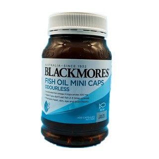 Blackmores Fish Oil Mini Caps Odourless 400 caps