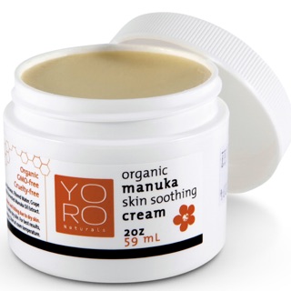 Yoro Naturals Organic Manuka Honey Skin Soothing Cream - Baby Eczema , Psoriasis , Rosacea , Dermatitis Cream