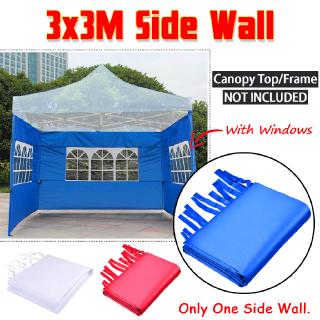 3x3M Gazebo Marquee Party Tent Side Wall Window Waterproof Garden Outdoor Canopy