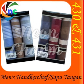 [Shop Malaysia] HYPER STAR Mens Handkerchief (cotton) Sapu Tangan Lelaki 【READY STOCK】