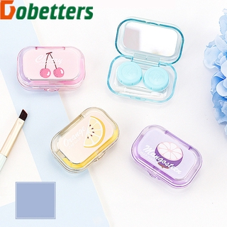 【Dobetters】Portable Contact Lens Box Contact Glasses Scorpion Wearing Stick Cute Invisible Lens Care Box Double Box (1)