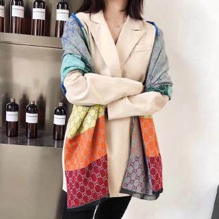 double-sided design has a trend!Super love style cashmere shawl scarf