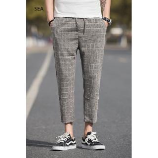 tracksuit Elastic Smart Men Business Casual Pant comfortable fabric Gym Slim Fit Trousers casual Office Stretchable Fl