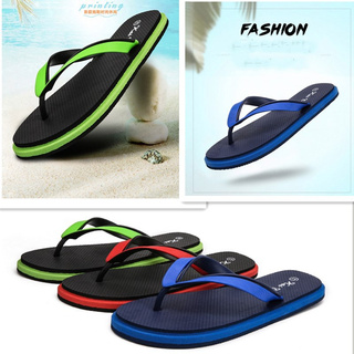 MJF Plus Size Fashion Men Flat Flip Flops Ultra Lightweight Slipper Beach Sandal