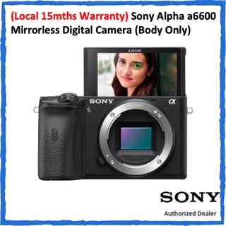 (Local 15mths Warranty)Sony a6600 Mirrorless Digital Camera (Body Only) + freegifts