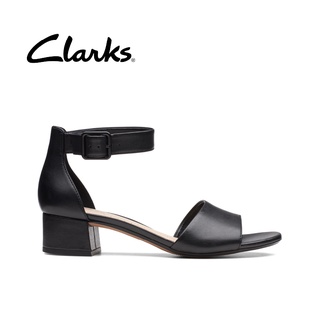 Clarks Elisa Dedra Black Leather Womens Shoes