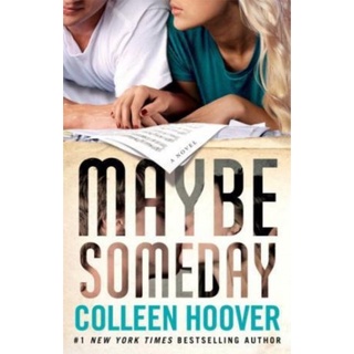 Maybe Someday by Colleen Hoover Yellow Book Paper Soft Cover in English for Hobby