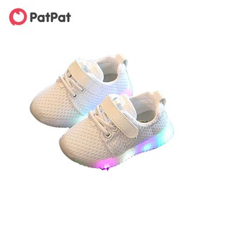PatPat Breathable Mesh LED Sneakers for Baby and Toddlers