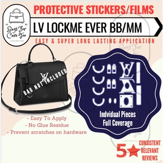 LV lockme Ever BB hardware protective stickers film to prevent scratches and stain | bag care