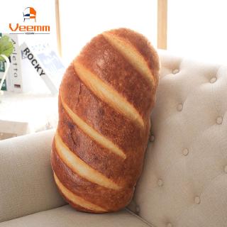 【Fast Delivery】 Bread Design Plush Throw Cushion Removable and Washable Decorative Pillow for Kids Room Girlfriend Present Stuffed Toy 【Veemm】