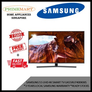 Samsung 55 UHD 4K Smart TV UA55RU7400KXXS * 3 YEARS LOCAL SAMSUNG WARRANTY * READY STOCK