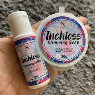 [Shop Malaysia] (Hot!!) Inchloss SLIMMING SOAP 28G & LOTION 30ML - Overcome / Fat Burning / Detox / Stomach / Cold Buang