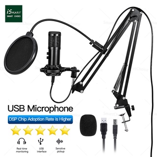 ⚡In Stock⚡ USB Condenser Recording Microphone Youtube Podcast Instrument Live Broadcast Voice Chat Over