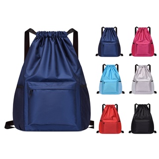 Waterproof Sports Drawstring Backpack Outdoor Backpack Wet and Dry Partition Function