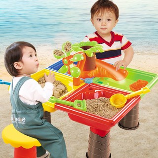 Kids Beach Sand Pool Toys Water Table Play Set Toys Beach Sandpit Summer Outdoor Toys