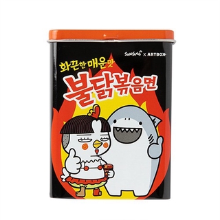 [ARTBOX OFFICIAL] From Korea Buldak Stir-fried Noodles Tin Case Bandage (24EA)
