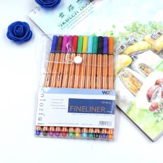 Colored Fine Line Point Markers Fine Tip Drawing Pens Porous Fineliner Pen for Journaling Writing Note Taking Coloring
