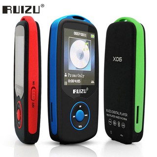 Original RUIZU X06 Mp3 Player Bluetooth LCD Screen Lossless Voice Recorder FM
