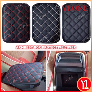 Car Armrest Pad Leather Covers Center Console Auto Seat Armrests Box Pad Cushion