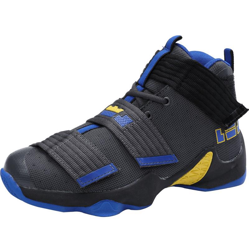 🚀Ready stock🚀 Basketball Shoes for Men Breathable Sneakers Velcro Sports Shoes