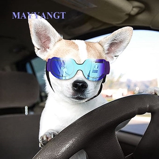 MayyangtNamsan Dog Sunglasses Doggie Goggles for Small Dogs Puppy Goggles for Eye Protection, Black : Pet Supplies