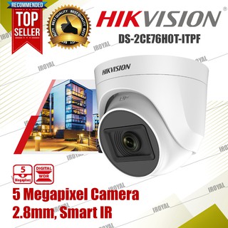 Hikvision DS 2CE56H0T ITMF 2.8MM Outdoor IR Turret 5MP 2.8mm IP67 12 VDC