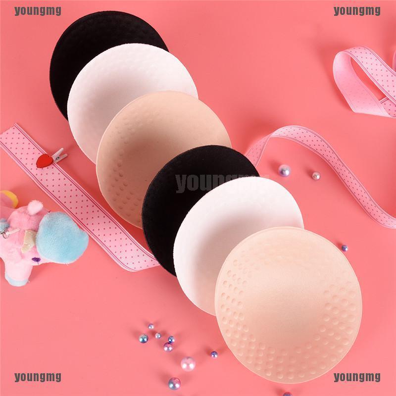 [Youngmg]1Pair Foam Top Push Up Bra Pads Insert Breast Enhancer For Bikini Pad Swimwear SG