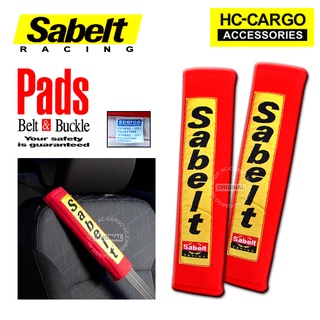 Sabelt RED RACING Shoulder Pad Belt 2pcs / PAIR (Original from ITALY) SAFETY BELT COMFORTER CUSHION
