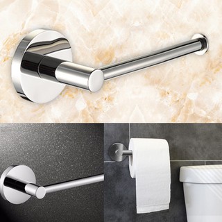 Modern Deluxe Bathroom Toilet Roll Holder in Chrome | Wall Mounted Round Design