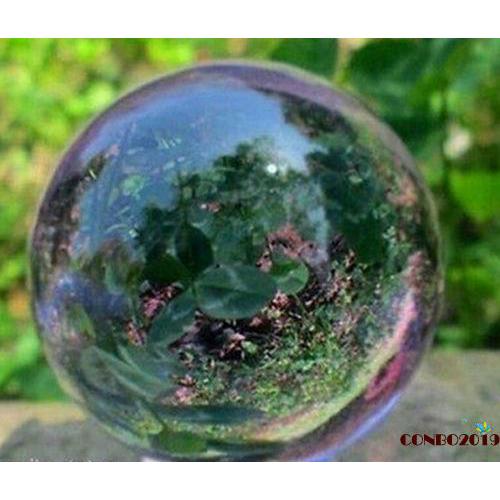SL-New Natural Quartz Crystal Ball Transparent Rotundity Sphere 40mm