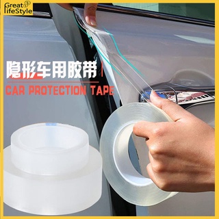 GLS Car Door Edge Protector Universal Car Door Sill Sticker Adhesive Tape，Anti Scratch Transparent Film Protection