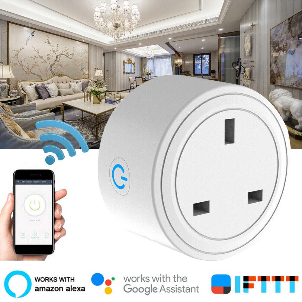 Smart Power Socket Outlet Plug Adaptor For Amazon Alexa Echo Google Assistant Homekit Mini IFTT [M]